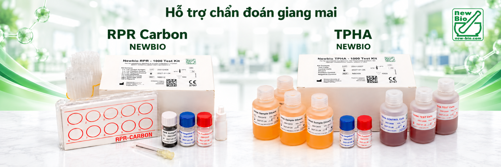 Banner Bộ Xét Nghiệm Newbio